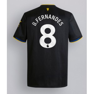 Manchester United Bruno Fernandes #8 Jalkapallovaatteet Kolmaspaita 2025-26 Lyhythihainen